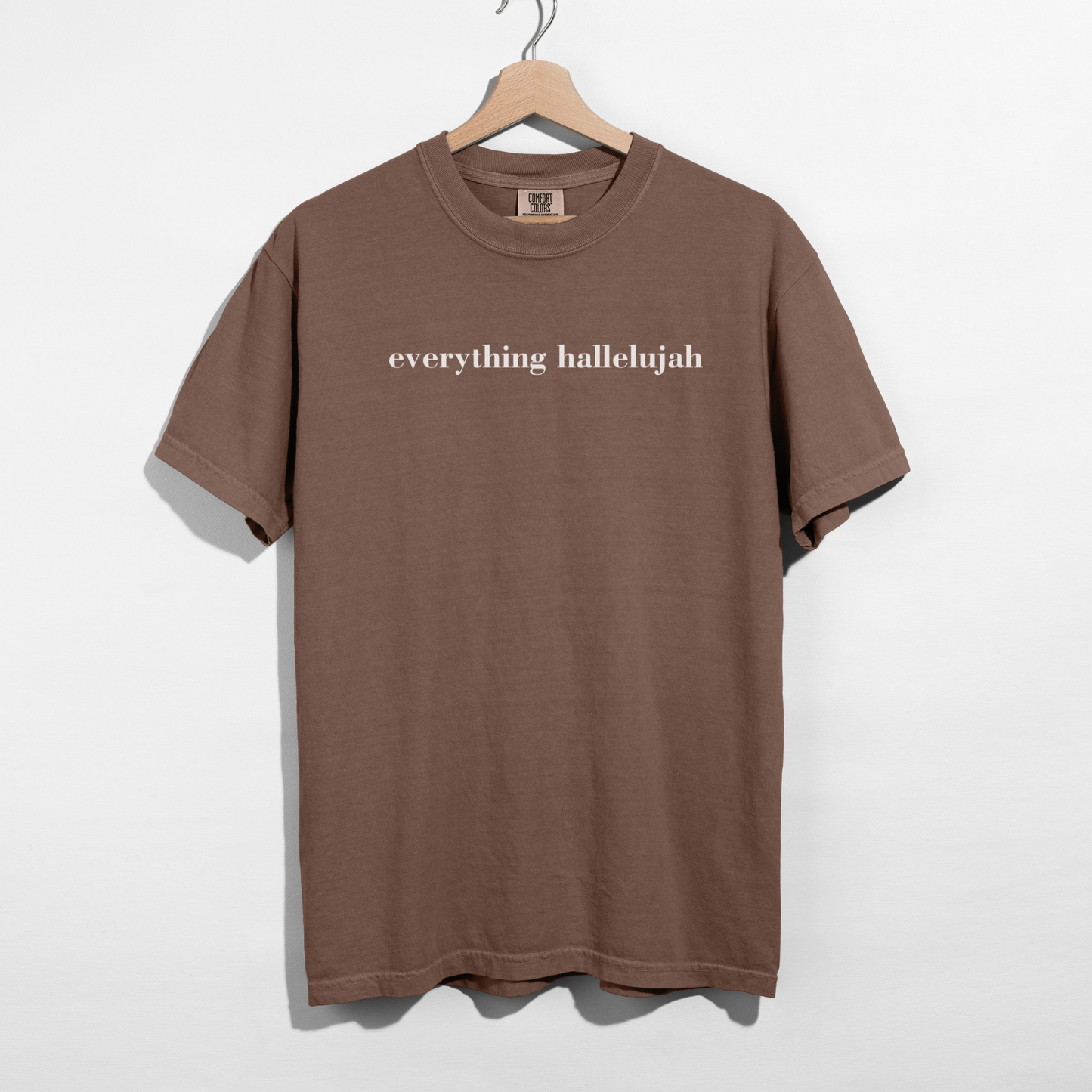 Everything Hallelujah Faith Graphic Tee | Christian Minimalist Shirt