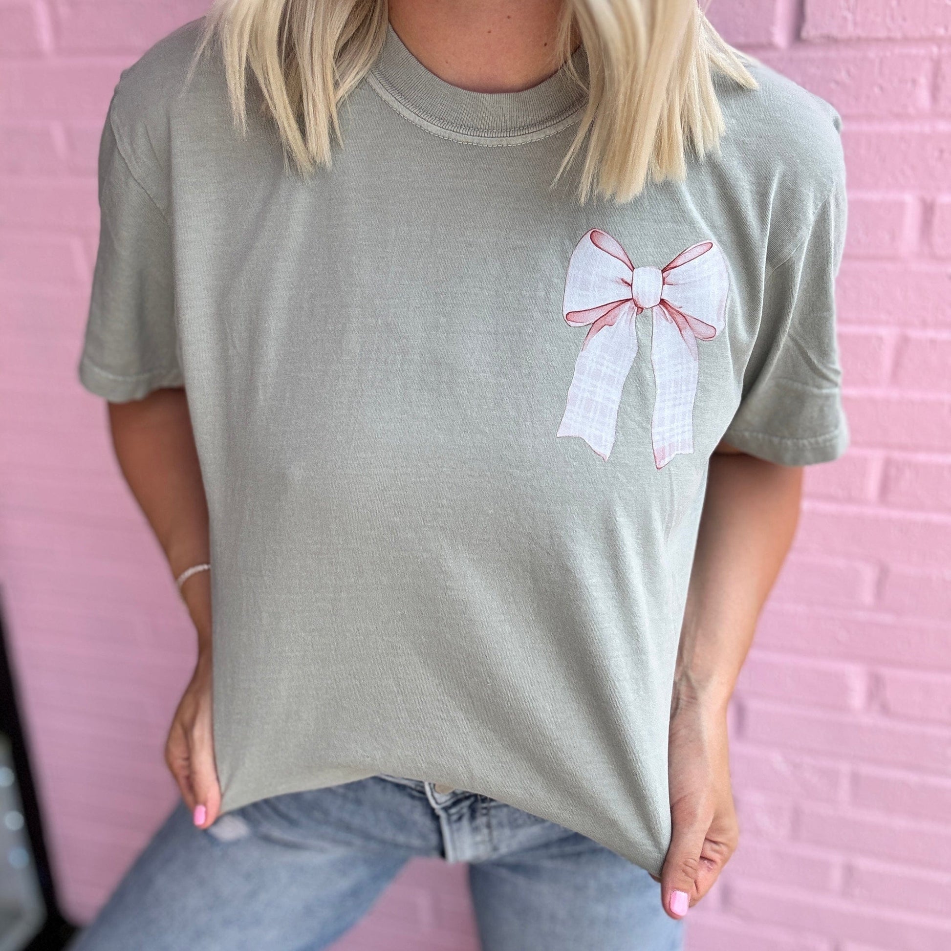 FestiviTees Women - Apparel - Shirts - T-Shirts Holly Holly Nutcracker Pocket Graphic Tee
