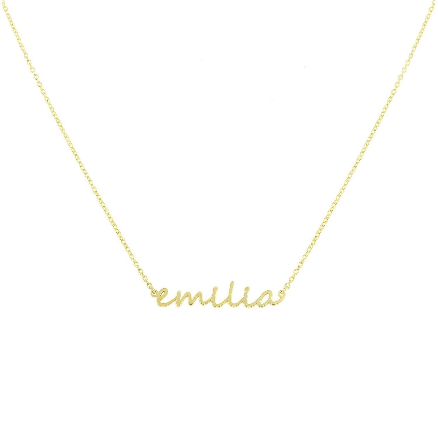 Custom Dainty Name Necklace - Wholesale JEWELRY The Sis Kiss