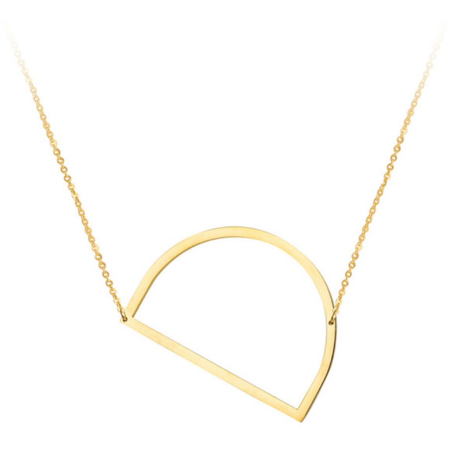Large Initial Necklace