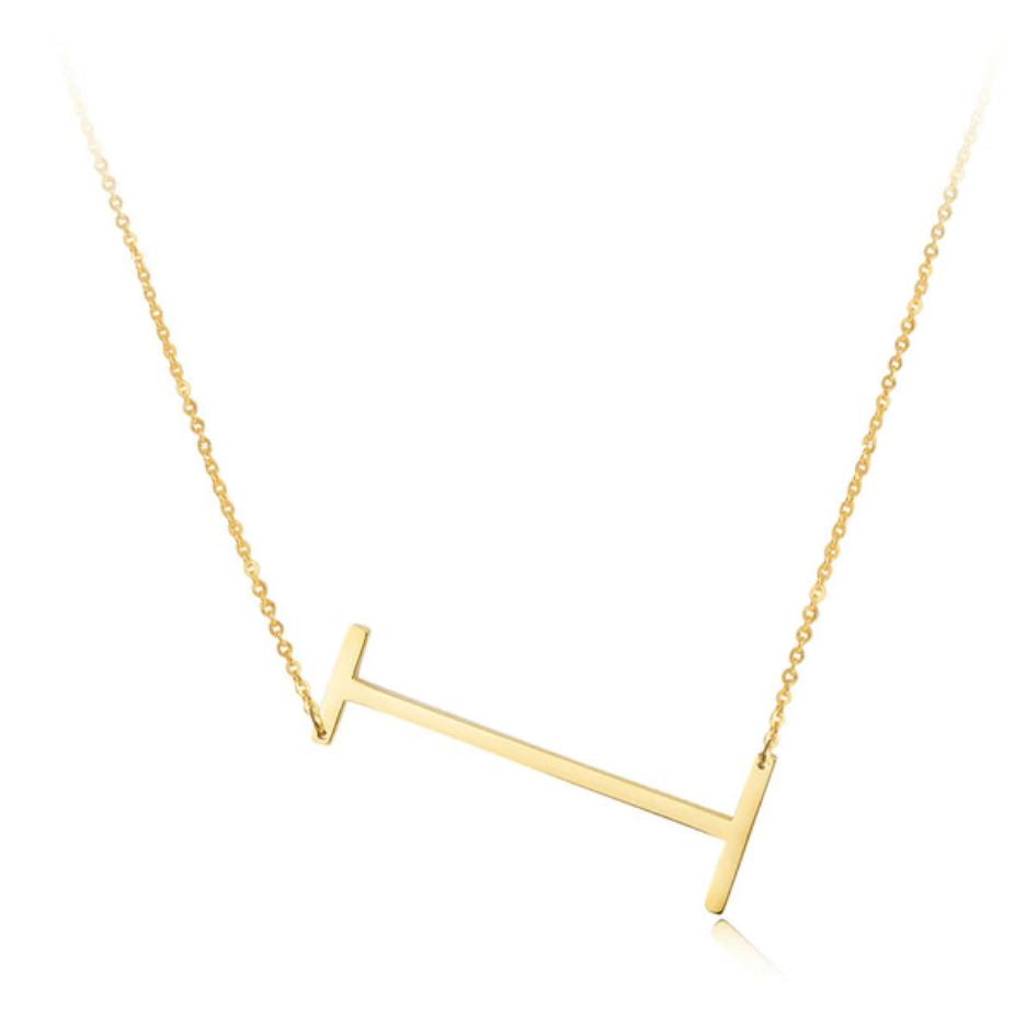 Large Initial Necklace