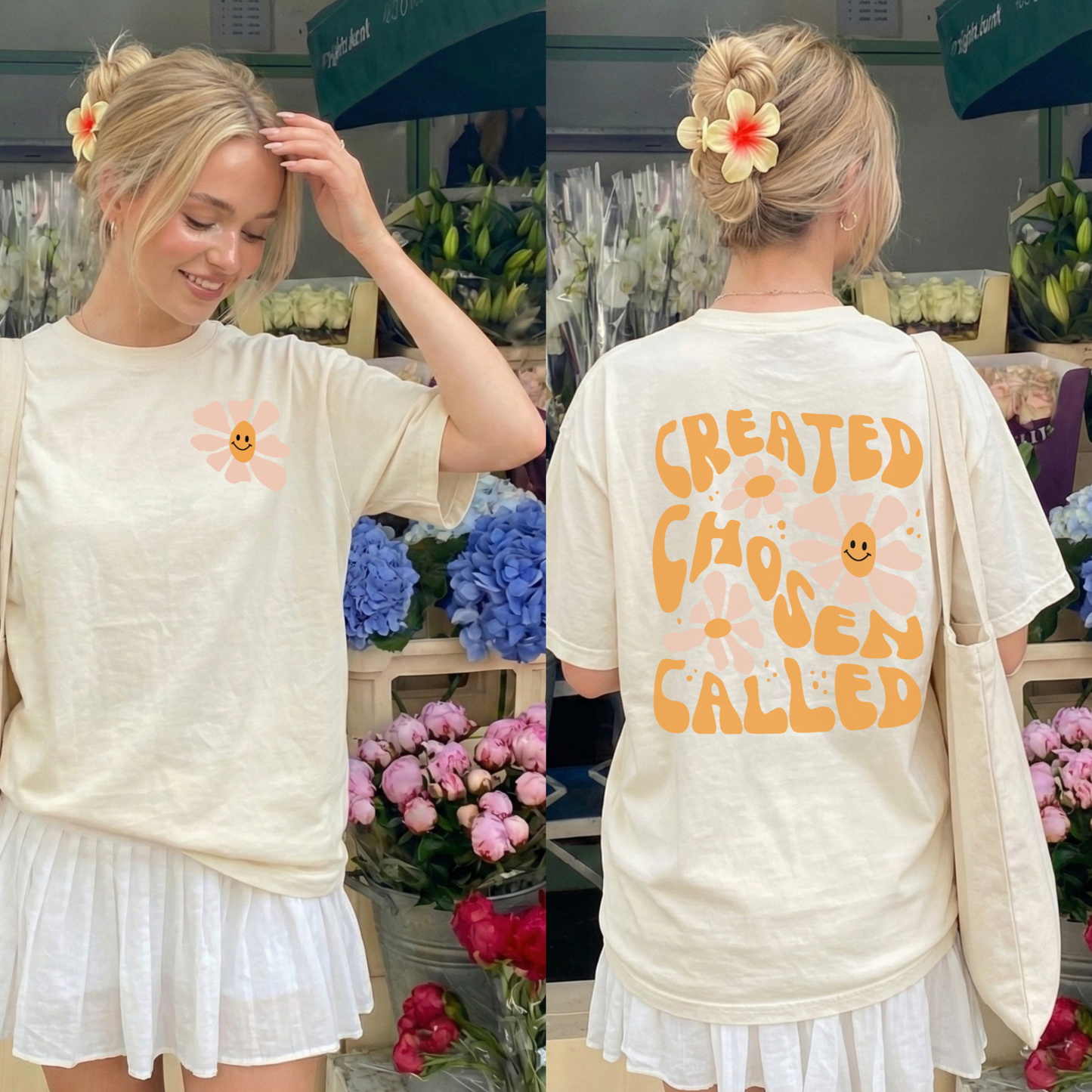 Created Chosen Called Graphic T-Shirt | Faith-Based Christian Tee