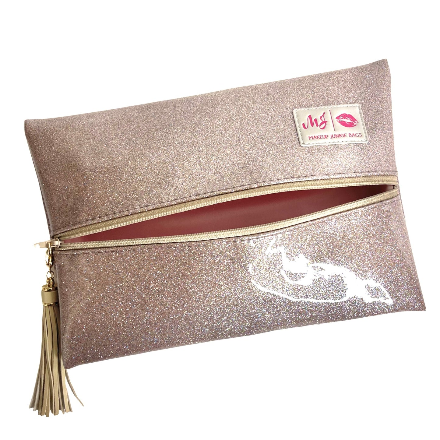 Stardust Champagne Makeup Junkie Bag