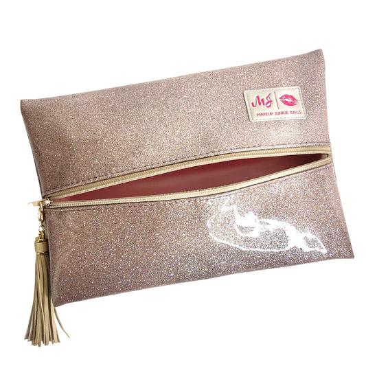 Stardust Champagne Makeup Junkie Bag