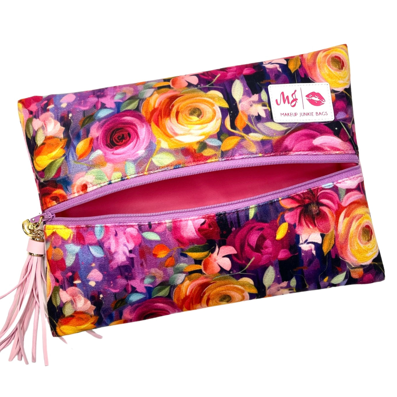 Bed of Roses Makeup Junkie Bag