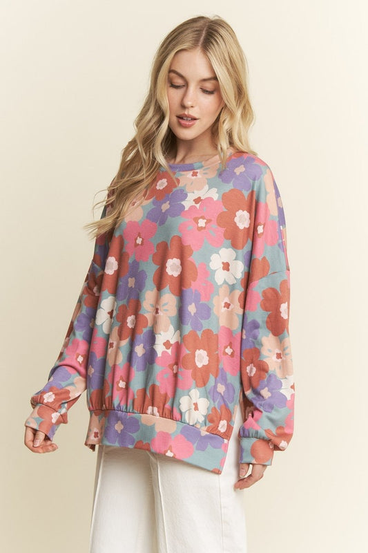 Floral Pullover