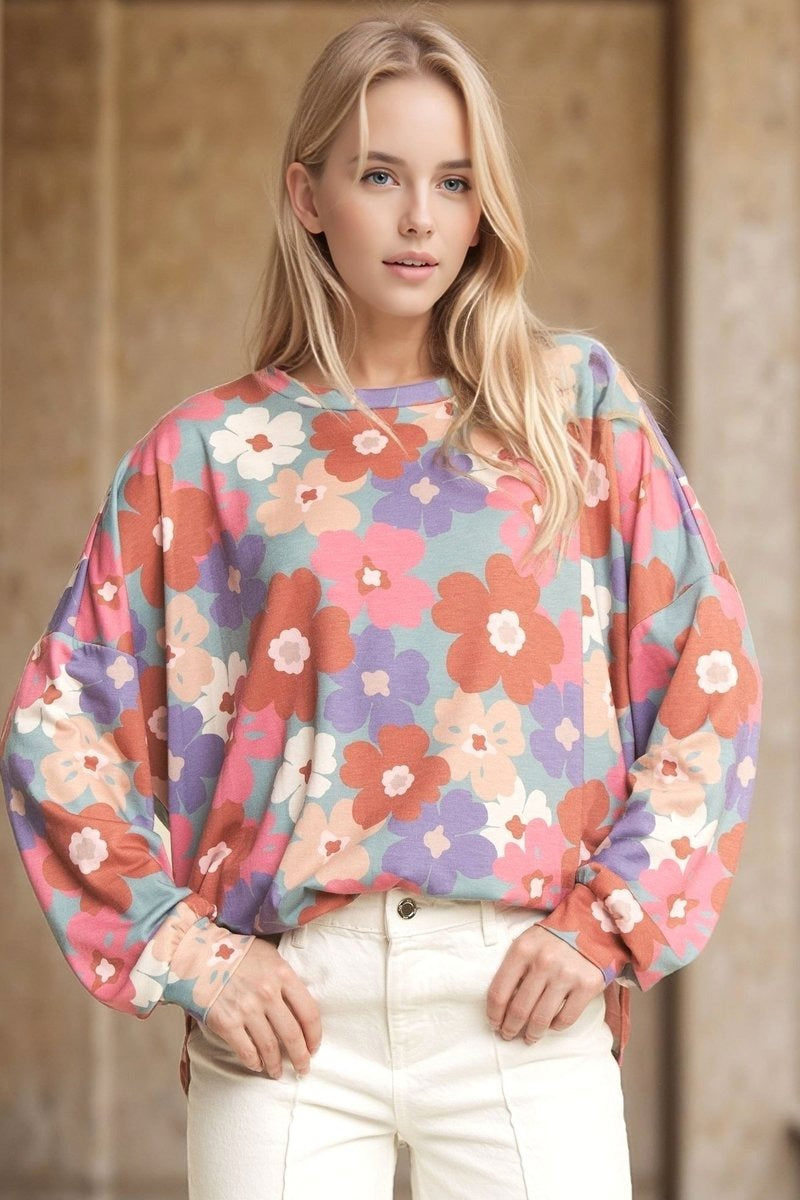 Floral Pullover