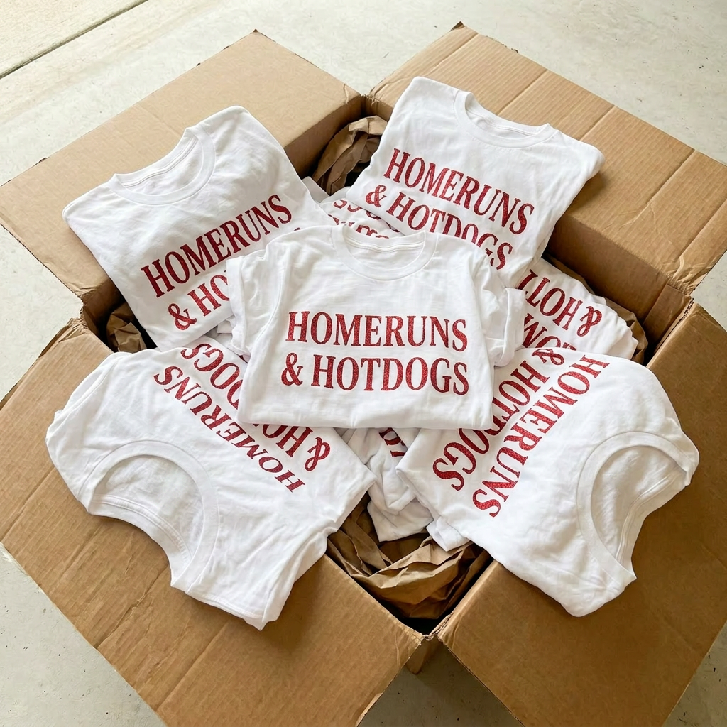 Homeruns + Hotdogs Tee