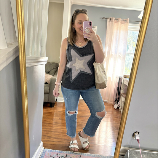 Stars Align Mineral Washed Tank Top
