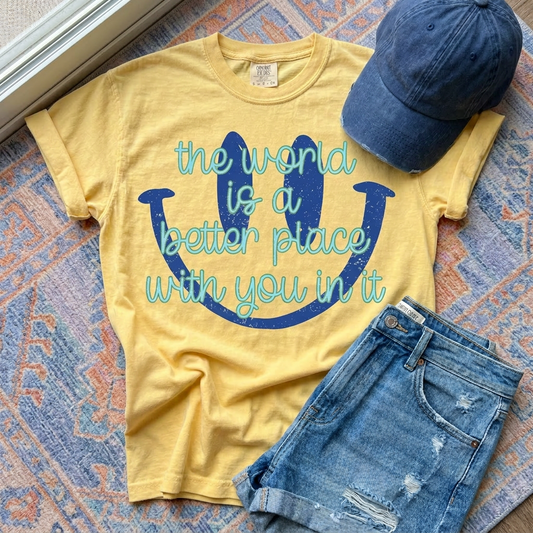 Better Place with You Comfort Colors Tee