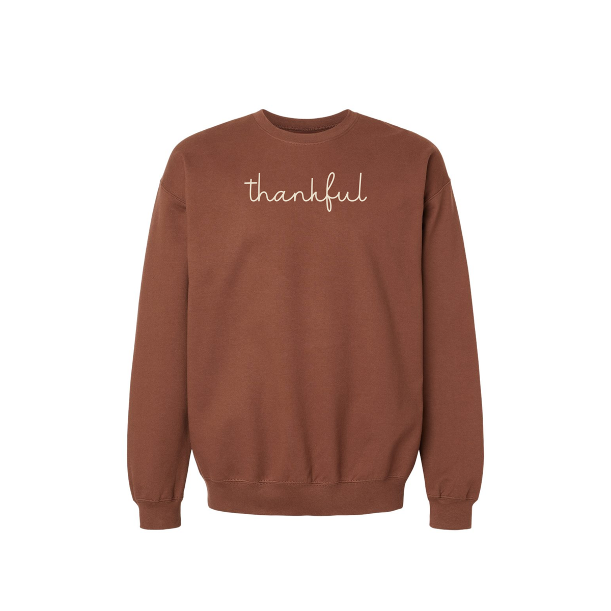 Thankful Script Crewneck Sweatshirt