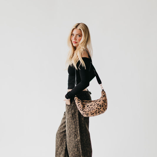 Shirley Sherpa Crossbody Bag-Crossbody Bag-Pretty Simple
