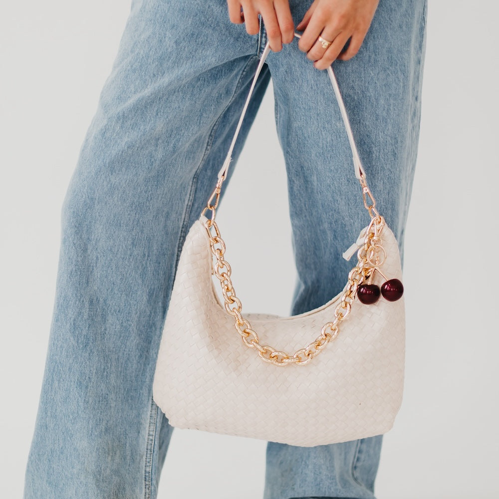 Sienna Slouchy Woven Shoulder Bag-Crossbody Bag-Pretty Simple