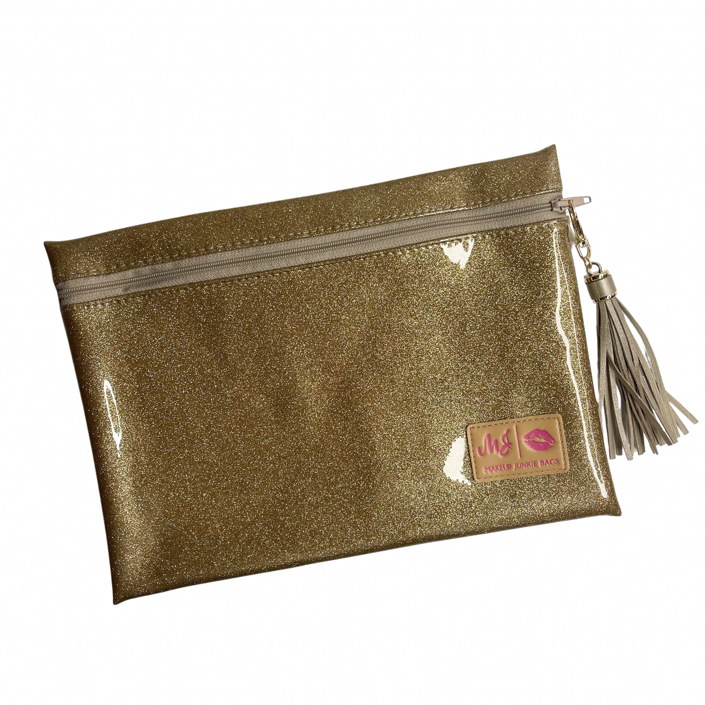 Stardust Gold Makeup Junkie Bags