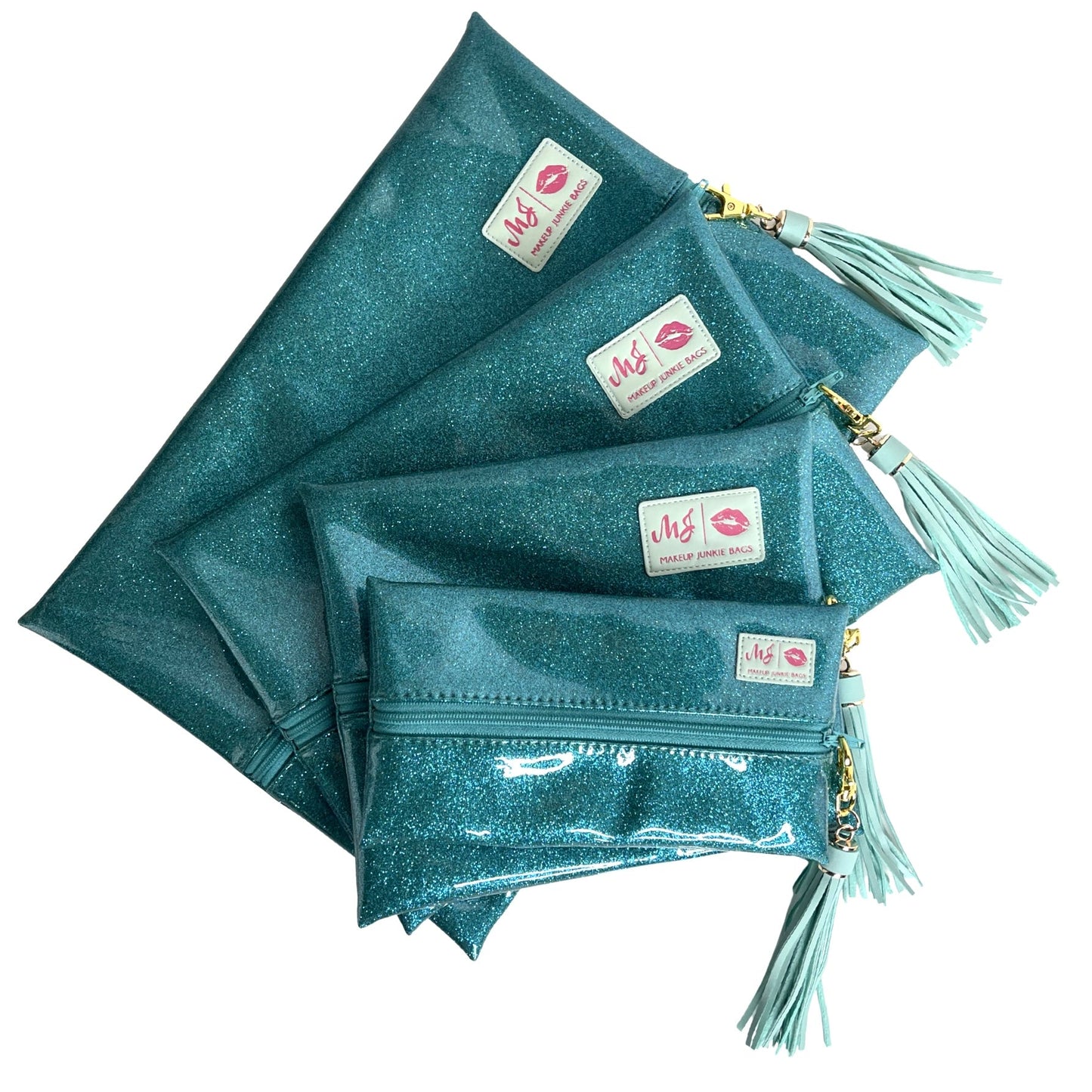 Stardust Turquoise Makeup Junkie Bags
