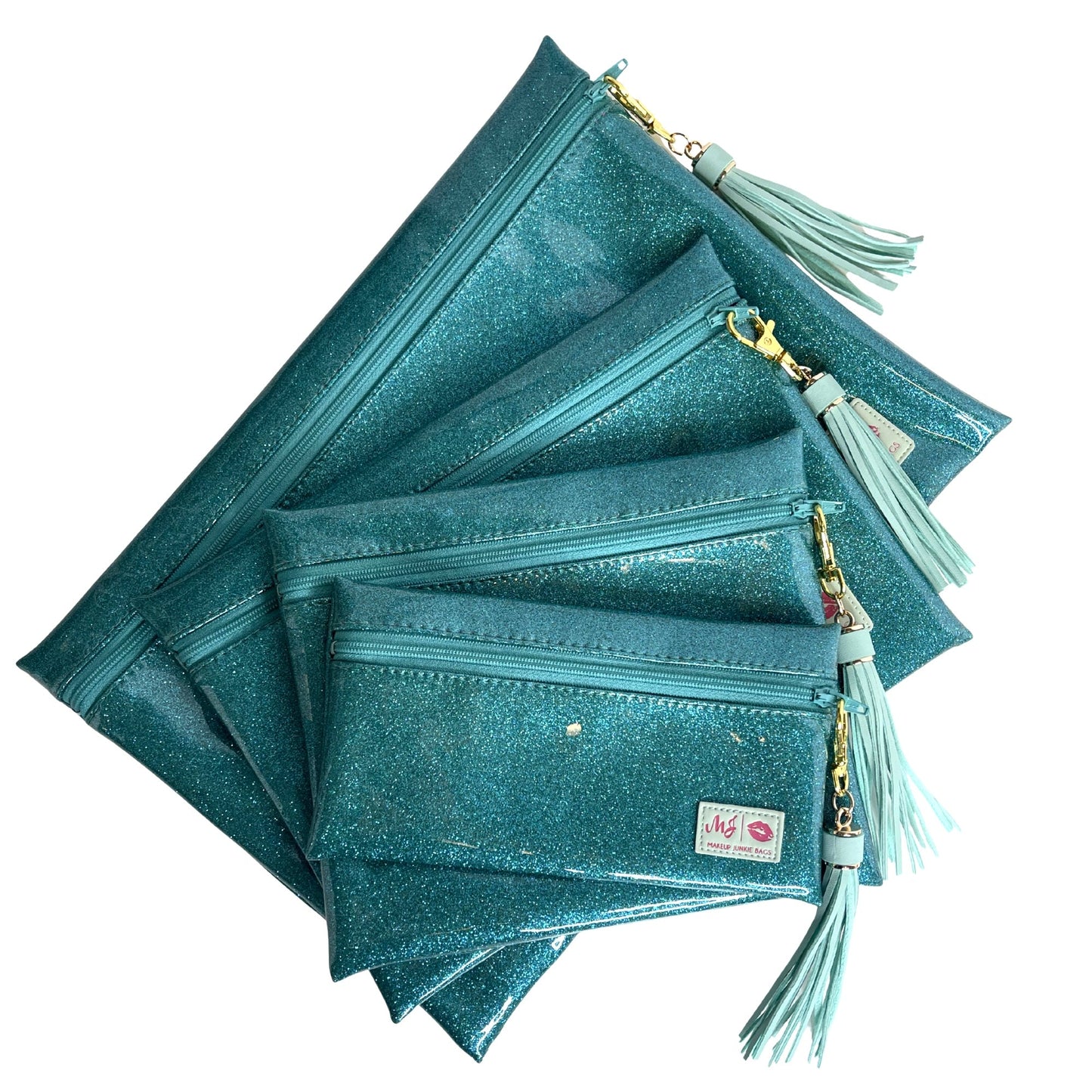 Stardust Turquoise Makeup Junkie Bags
